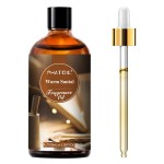 PHATOIL 3.38FL.OZ Warm Santal Fragrance Oils for Aromatherapy, Essential Oils for Diffusers for Home, Perfect for Diffuser, Yoga, Skin Care, DIY Candle and Soap Making - 100ml