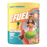 G Fuel Hula Colada Energy Drink Powder, Pre Workout Caffeine Mix for Gaming, Sugar Free Focus Amino, Vitamin + Antioxidants, 9.8oz (Pineapple Coconut, 40 Servings)