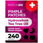 PatchRx Pimple Patches for Face Cute (Moon, Star, Cats, Heart), Zit Patches Star Sticker