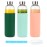 Sursip 32 oz (Set of 3) Glass Juice Bottles with Lids & Silicone Sleeve - Reusable, Refillable, Leakproof, BPA Free for Juicing, Refrigerator Storage