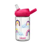 CamelBak Eddy+ Kids Bite Valve Straw Tritan Renew Water Bottle Rainbow Sky, 14oz