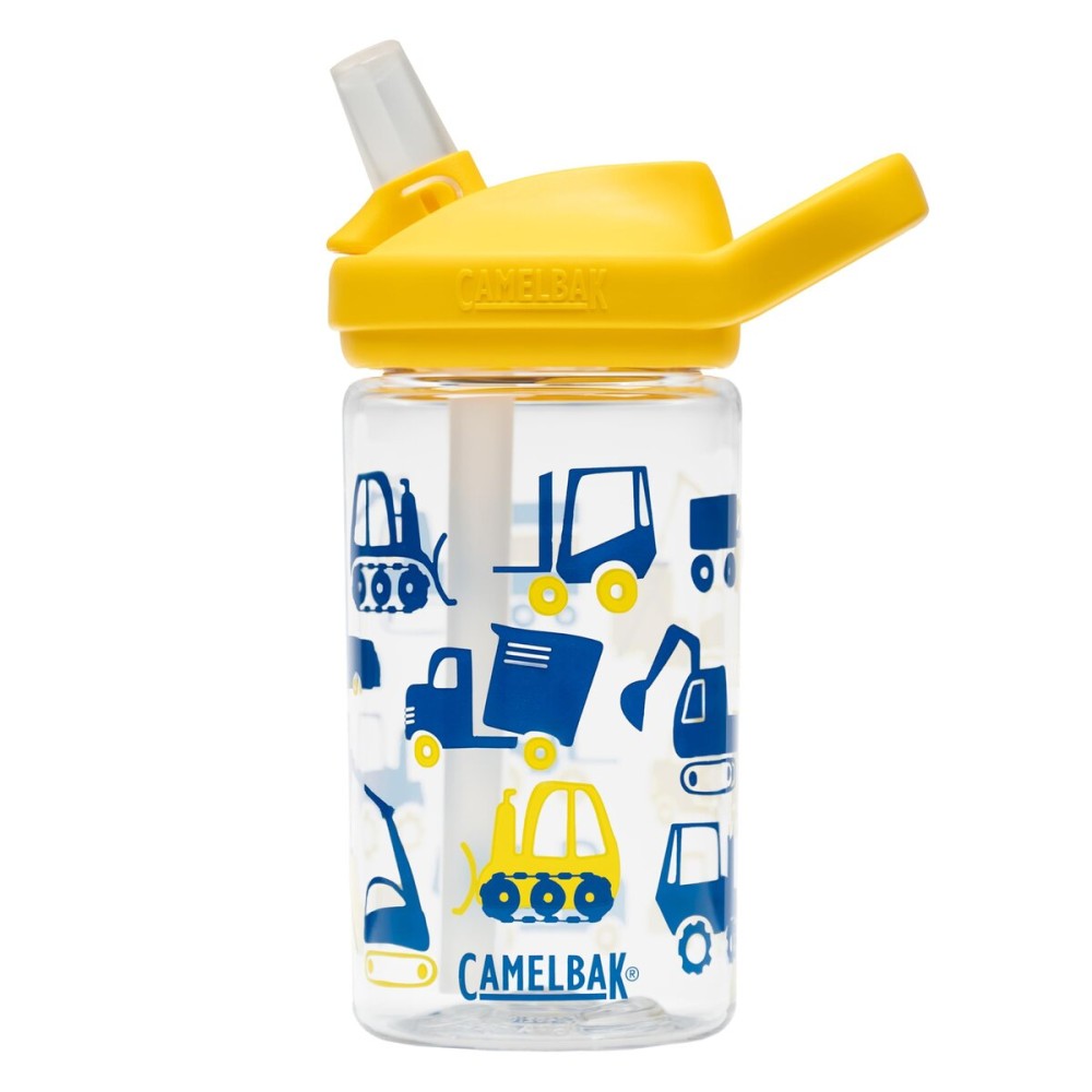 CamelBak Eddy+ Kids Bite Valve Straw Tritan Renew Water Bottle Construction, 14oz