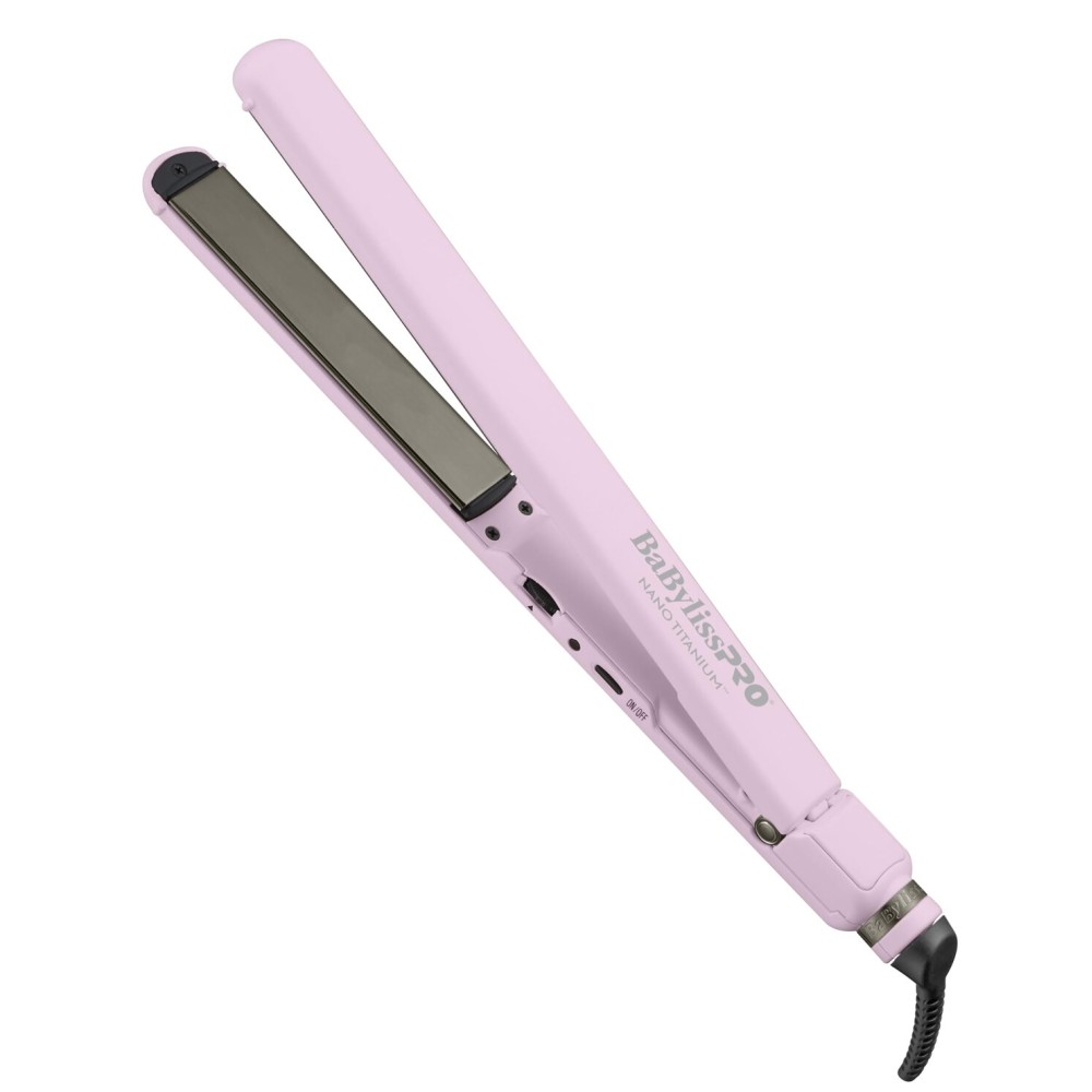 BaBylissPRO Nano Titanium 1  Ultra-Thin Flat Iron, Hair Straightener