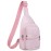 Banelu Sling Backpack Crossbody Bags for Women, Small Sling Bag Cross Body Bag for Outdoors Sports Hiking - Pink
