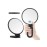 B Beauty Planet 40X Magnifying Mirror, Hand Mirror for Makeup, Double Sided with 40X/1X Magnification, Travel Essential, Portable Foldable for Desktop and Bathroom, Gift for Women, Black