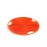 Boie USA Flat Body Scrubber - Hygienic, Exfoliating Loofah Alternative - Feels Like Silicone Scrubber Gentle on Sensitive Skin, Hypoallergenic, BPA- & Latex-Free, Made in The USA (Orange)