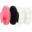 INNERNEED Food-Grade Silicone Body Scrubber Gentle Cleansing Brush with Exfoliating Net Sponge Bath Scrubbing Washcloth Case, More Hygienic and Well Lather (Black+Pink Set)
