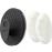 INNERNEED Food-Grade Silicone Body Scrubber Gentle Cleansing Brush with Exfoliating Net Sponge Bath Scrubbing Washcloth Case, More Hygienic and Well Lather (Black Set)