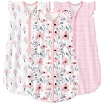Yoofoss Baby Sleep Sack 12-18 Months Wearable Blanket for Babies 100% Organic Cotton 2-Way Zipper TOG 0.5 Toddler Sleeping Sack 3 Pack, Comfy Lightweight Sleep Sacks