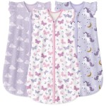 Yoofoss Baby Sleep Sack 12-18 Months Wearable Blanket for Babies 100% Organic Cotton 2-Way Zipper TOG 0.5 Toddler Sleeping Sack 3 Pack, Comfy Lightweight Sleep Sacks