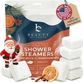 Shower Steamers Aromatherapy - USA Made with Orange & Fir Essential Oil, Boo Basket Stuffer, Fall Relaxation Gifts for Women & Men, Self Care Spa Day Essentials, Large Shower Tablets