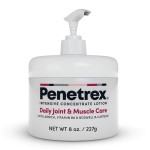 Penetrex Joint & Muscle Therapy Lotion - Soothing Relief for Back, Neck, Hands & Feet - Maximum Strength Premium Whole Body Recovery Rub with Arnica, Vitamin B6, MSM & Boswellia, 8 fl oz