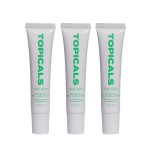 Topicals Slick Salve Mint Glossy Lip Balm | Soothes Discomfort, Strengthens Barrier & Provides Lasting Hydration & Relief | Vegan, Paraben-Free Formula w/Hyaluronic Acid (3 Pack, 0.5 Fl Oz Each)