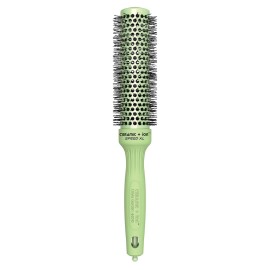Olivia Garden Ceramic + Ion Speed XL - Extra-Long Round Thermal Hair Brush - Not Electrical - Professional Blowout Brush for Normal to Thick Hair - 4 1/4 - Diameter Barrel - 715-CIXL35BL
