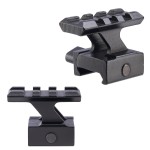 Pinty 3 Slot Scope Riser Mounts for Picatinny & Weaver Based Optics, Set of 2