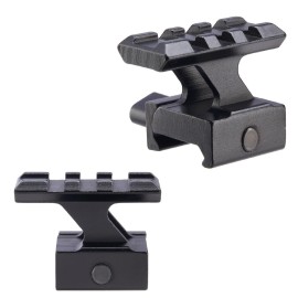 Pinty 3 Slot Scope Riser Mounts for Picatinny & Weaver Based Optics, Set of 2