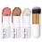 KIMUSE Face Sticks Trio, Cream Blush Stick & Highlighter Stick & Contour Stick for Sculpt the Cheeks, Long Lasting Cream Contour Stick Trio for Face Makeup, with Brush