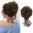 KETHBE Messy Bun Hair Piece Tousled Updo Hair Buns Extension Elastic Hair Band Hair Pieces Curly Hair Bun Scrunchie For Women (Light Chocolate Brown)