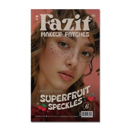 Fazit Makeup Patches - Superfruit Speckles - Glow Up Make-Up Patches - Cute Glitter Makeup Accessories for Women - Cosmetic Glitter for Face
