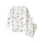 little planet by carter\'s Neutral 2-piece Pajamas made with Organic Cotton, Snowy Slopes, 4T