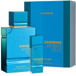 Al Haramain Amber Oud Eau de Parfum - Aqua Dubai - Oud Cologne with Atomizer - Men\'s Perfume for Men: Bergamot, Green Notes, Mandarin, Melon, Pineapple, Amber, Vanilla, Musk, Mens Fragrances (3.33oz)