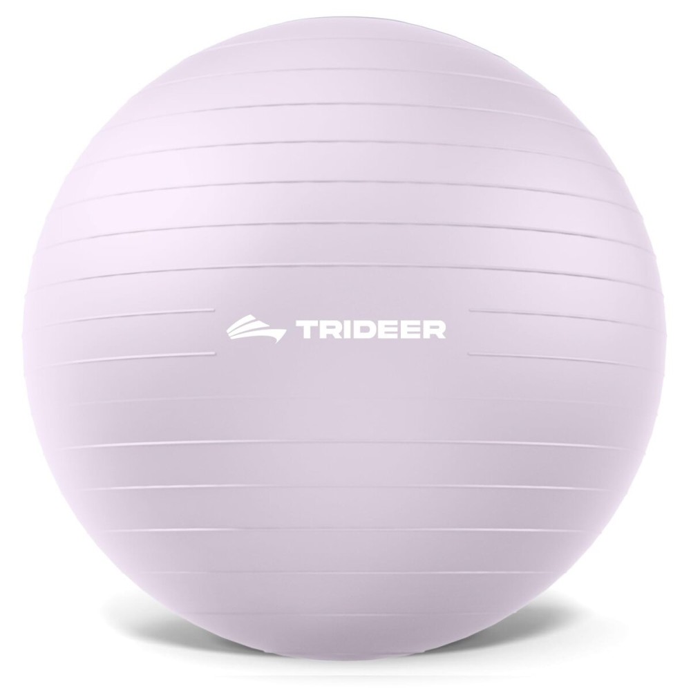 Trideer Exercise Ball Yoga Ball,Office Seating & Balance Ball Chair, Stability Ball for Pilates, Physical Therapy,Core Training & Balance Improvement & Stretching (Light Purple, L(23-26ines/58-65cm))