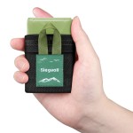 Siegvoll Pocket Picnic Blanket for 1-2 Persons, 43.3x55.12(2.54oz) Super Light Compact Beach Blanket, SandProof Waterproof Portable Beach Picnic Mat for Outdoor Hiking Camping Travel Festival (Green)