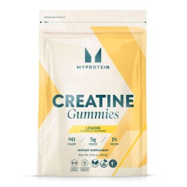 Myprotein Creatine Gummies, 5g Creatine Monohydrate per Serving, Lemon, 90 Count, 18 Servings, Chewable Post/Pre Workout Strength & Recovery Sports Nutrition Supplement, Vegan, Non-GMO