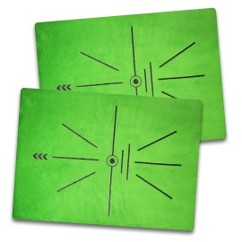 COSPORTIC Golf Hitting Mat | Golf Training Mat for Swing Path Feedback/Detection Batting | Extra Replaceable Golf Practice Mat 16x12 | Golf Gifts for Men/WomenReplaceable-Velvet-mat