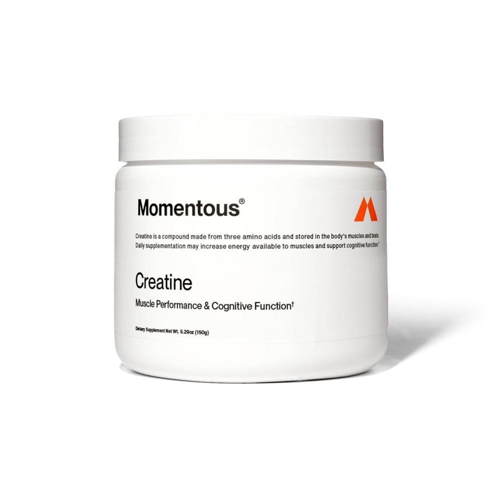 Momentous Creatine Monohydrate Powder - Creapure Creatine Powder - Supports Strength, Lean Muscle, & Recovery for Men & Women - NSF Certified for Sport - 5 g per Serving - 30 Servings