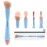 Multi-Tasker 4-in-1 Makeup Brush,Makeup Sponge,Blush Blending,Eyeshadow,Eyebrow&Liner Lip Face Foundation All-in-One Brushes Travel Makeup Brushes Mini Makeup Tools Kit, Gift for Women