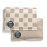 Fit & Fresh Cool Coolers 2 Pack Soft Ice for Lunch Bags, Flexible Stretch Nylon, Durable, Reusable Lunch Box Ice Packs, Soft Ice, Reusable Freezer Packs, Lunch Ice, Easy to Clean, Taupe Checkerboard