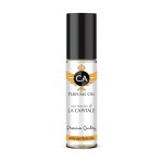 CA Perfume Impression of La Capitale Unisex Fragrance Oil Amber Vanilla Scent Long Lasting Perfumes for Women & Men Travel Size TSA Ready Mini Parfum Body Oil Roll-on 0.33 Fl Oz 10ml