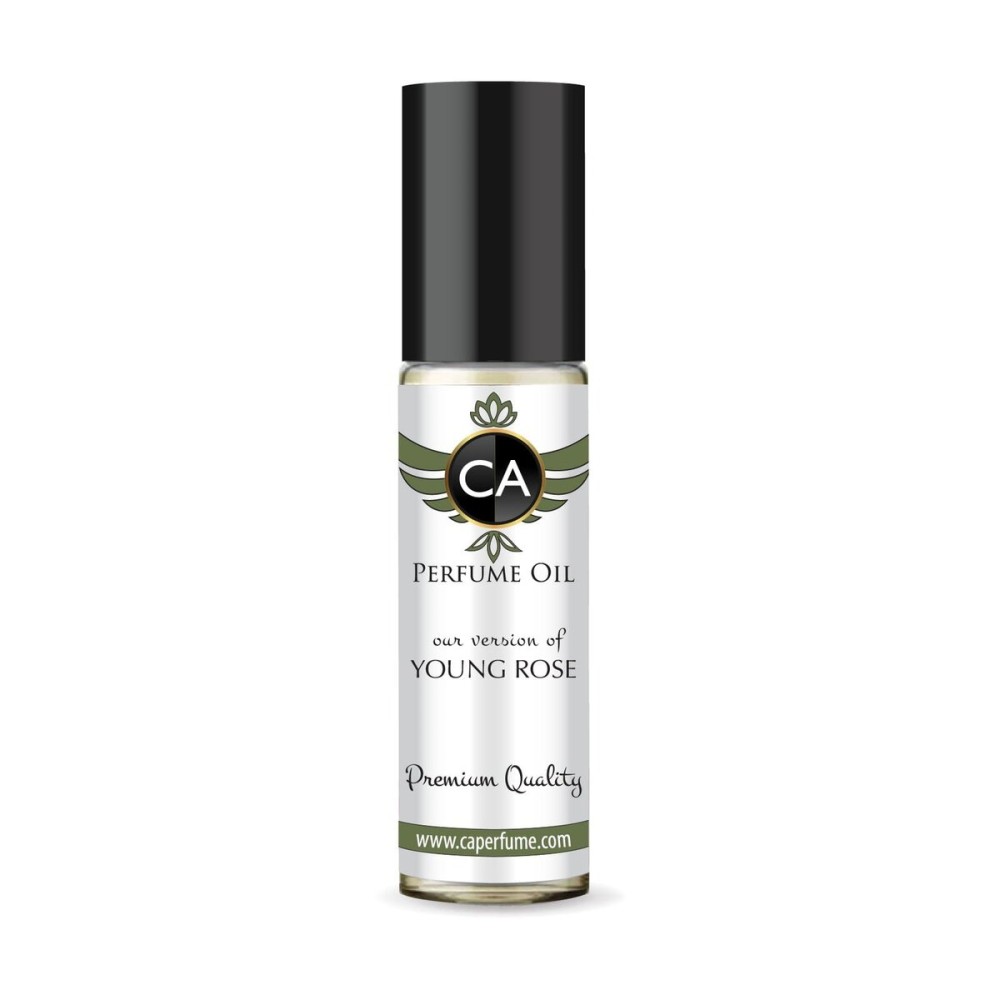 CA Perfume Impression of Young Rose Unisex Fragrance Oil Floral Woody Musk Scent Long Lasting Perfumes for Women & Men Travel Size TSA Ready Mini Parfum Body Oil Roll-on 0.33 Fl Oz 10ml