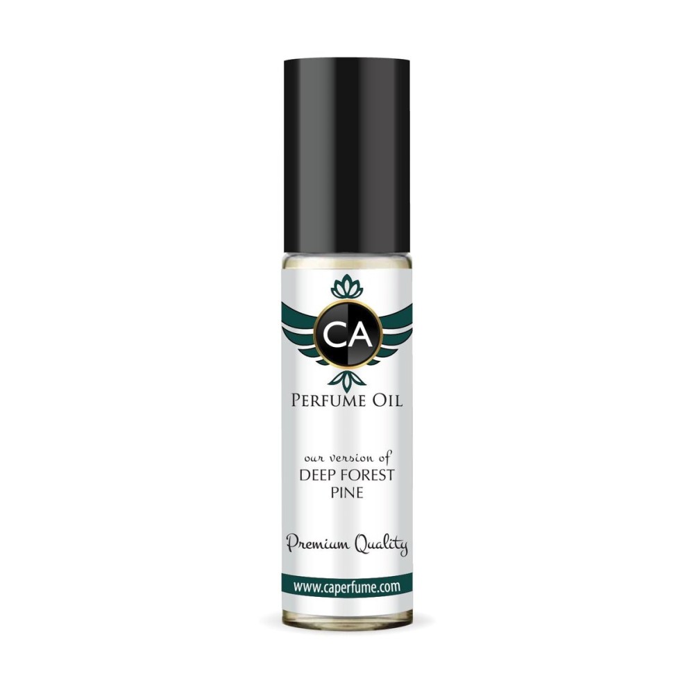 CA Perfume Originals Deep Forest Pine Unisex Fragrance Oil Woody Chypre Scent Long Lasting Perfumes for Women & Men Travel Size TSA Ready Mini Parfum Body Oil Roll-on 0.33 Fl Oz 10ml