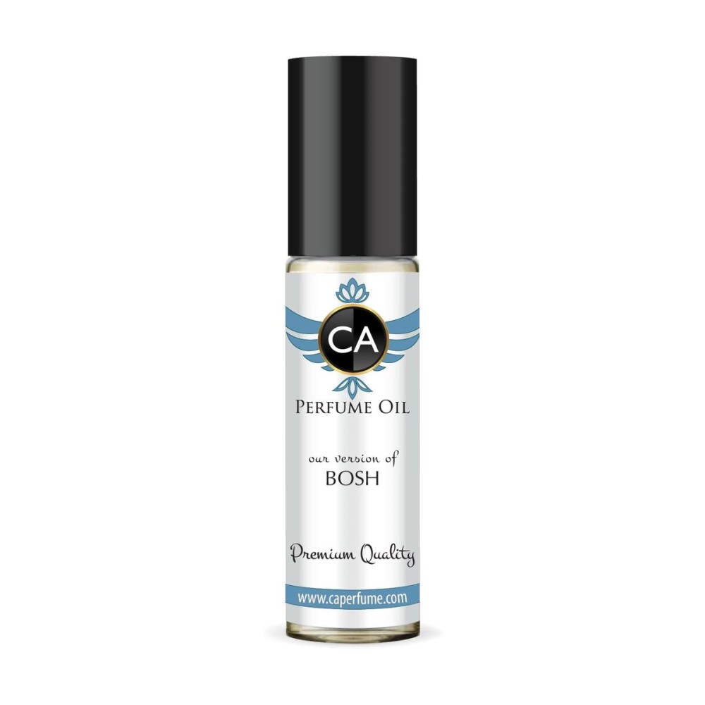 CA Perfume Impression of Bosh for Men Fragrance Oil Woody Spicy Scent Long Lasting Cologne for Men Travel Size TSA Ready Mini Parfum Body Oil Roll-on 0.33 Fl Oz 10ml