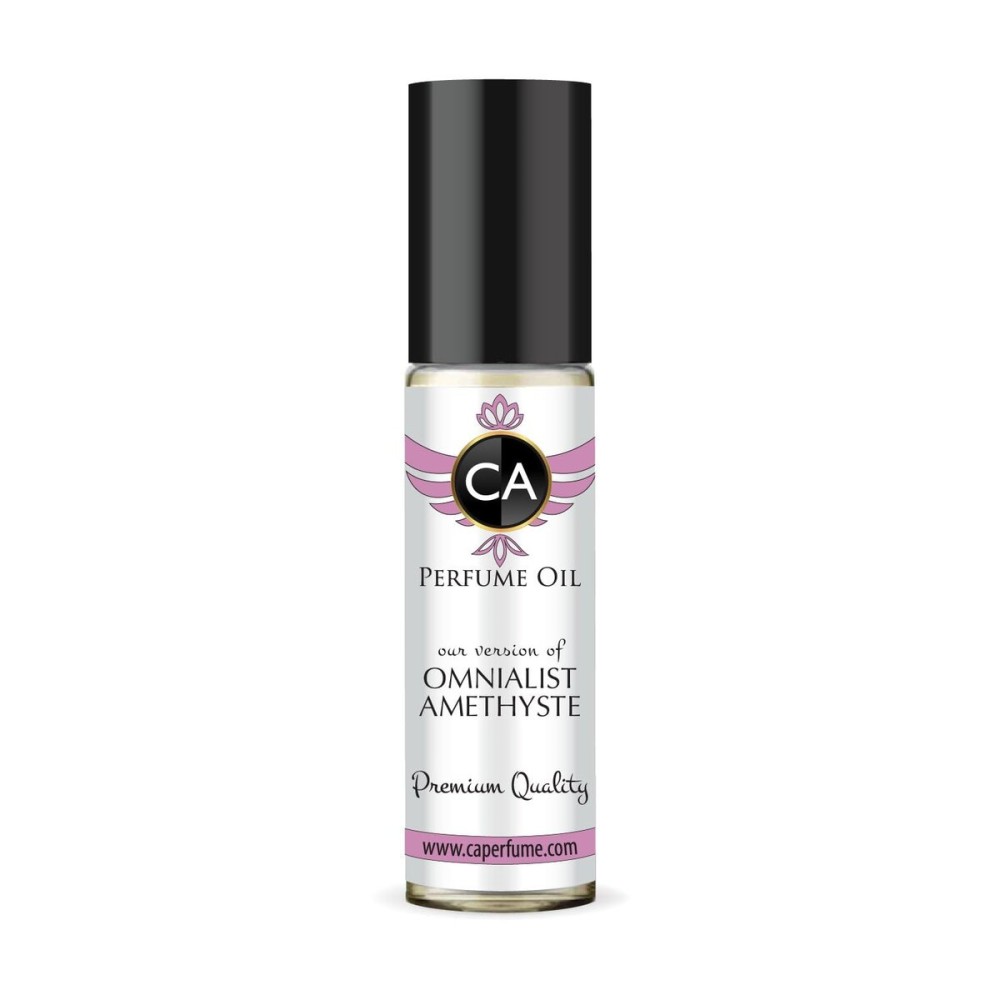 CA Perfume Impression of Omnialist Amethyste for Women Eau De Parfum Floral Woody Musk Scent Long Lasting Perfumes for Women Travel Size TSA Ready for Day and Night Wear 0.33 Fl Oz 10ml