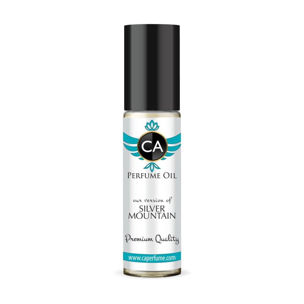 CA Perfume Impression of Silver Mountain Aqua for Women Eau De Parfum Aromatic Scent Long Lasting Perfumes for Women Travel Size TSA Ready for Day and Night Wear 0.33 Fl Oz 10ml