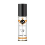 CA Perfume Impression of Cocao Noir for Women Eau De Parfum Amber Woody Scent Long Lasting Perfumes for Women Travel Size TSA Ready for Day and Night Wear 0.33 Fl Oz 10ml