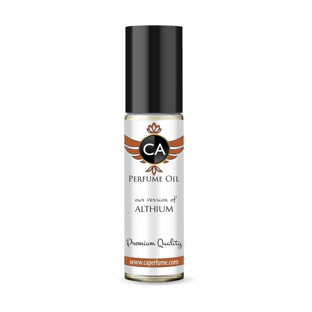CA Perfume Impression of Althium for Men Fragrance Oil Oriental Vanilla Scent Long Lasting Cologne for Men Travel Size TSA Ready Mini Parfum Body Oil Roll-on 0.33 Fl Oz 10ml
