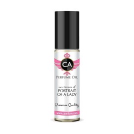 CA Perfume Impression of Portrait Of A Lady for Women Fragrance Oil Amber Floral Scent Long Lasting Perfumes for Women Travel Size TSA Ready Mini Parfum Body Oil Roll-on 0.33 Fl Oz 10ml