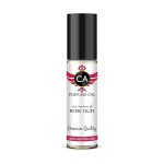 CA Perfume Impression of Rose Oud Unisex Fragrance Oil Amber Woody Scent Long Lasting Perfumes for Women & Men Travel Size TSA Ready Mini Parfum Body Oil Roll-on 0.33 Fl Oz 10ml