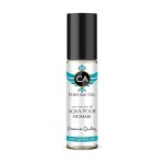 CA Perfume Impression of Aqva Pour Homme for Men Fragrance Oil Aromatic Aquatic Scent Long Lasting Cologne for Men Travel Size TSA Ready Mini Parfum Body Oil Roll-on 0.33 Fl Oz 10ml