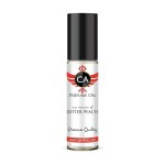 CA Perfume Impression of Bitter Peach Unisex Eau De Parfum Amber Vanilla Scent Long Lasting Unisex Fragrance Travel Size TSA Ready for Day and Night Wear 0.33 Fl Oz 10ml