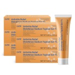 Curist Diclofenac Sodium Topical Gel 1 Percent 150g for Arthritis Pain(6 Bulk Pack) - Joint Pain Relief for Hand, Foot Pain, Knee, Elbow & Ankle1% (5.29oz - 6 Pack)