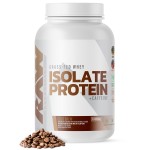 RAW Whey Isolate Protein Powder, Cold Brew - 100% Grass-Fed Sports Nutrition Whey Protein Powder for Muscle Growth & Recovery - Low-Fat, Low Carb, Naturally Flavored & Sweetened - 25 Servings