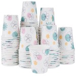 Lamosi 5 oz Paper Disposable Cups 300 Pack, Small Bathroom Mouthwash Drinking Cup for Water, Coffee, Sample, Tasting and Dessert