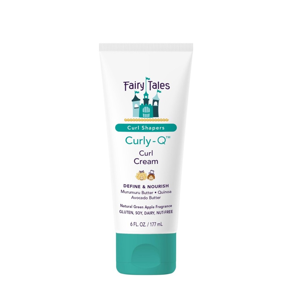 Fairy Tales Curly Q Kids Curl Cream - Lightweight Curl Crme for Curly and Wavy Hair Kids - Paraben, Sulfate, Gluten and Nut Free - 6 oz