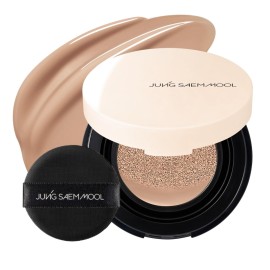JUNG SAEM MOOL [ Mini ] Essential Skin Nuder Cushion Mini 26N Taupe Beige 0.17 Fl Oz, Natural Radiant Finish Cushion Foundation with Buildable Coverage, Lightweight Texture, Korean Foundation Makeup