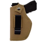 Gun Holster for Men&Women, IWB/OWB 9mm Holsters, 380 Pistol Holster fits Glock 19/17/23/26/27/42/43x, S&W M&P Shield, Sig Sauer and Similar Handguns (Khaki)